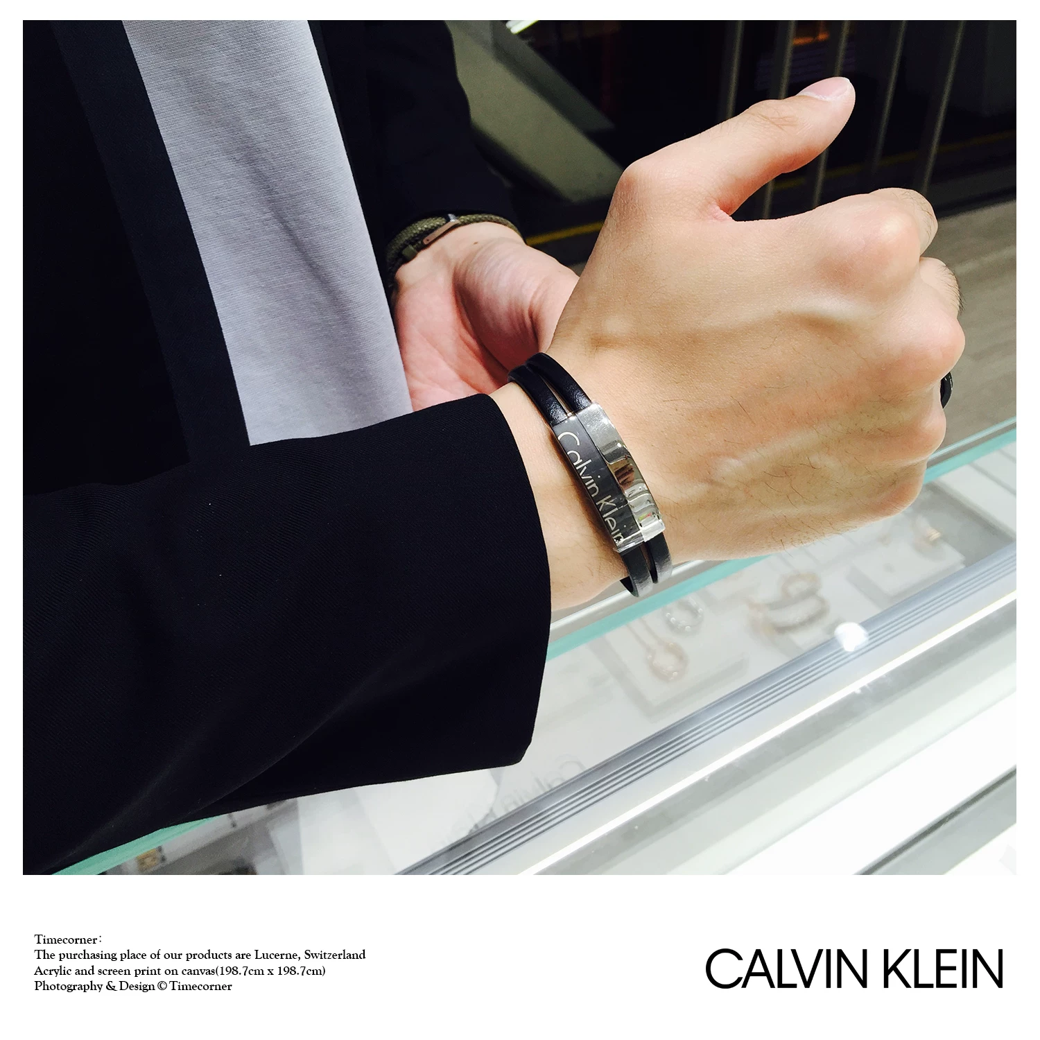 Браслет -2019 Calvin Klein Boost KJ5RBB2101 -CK мужской браслет
