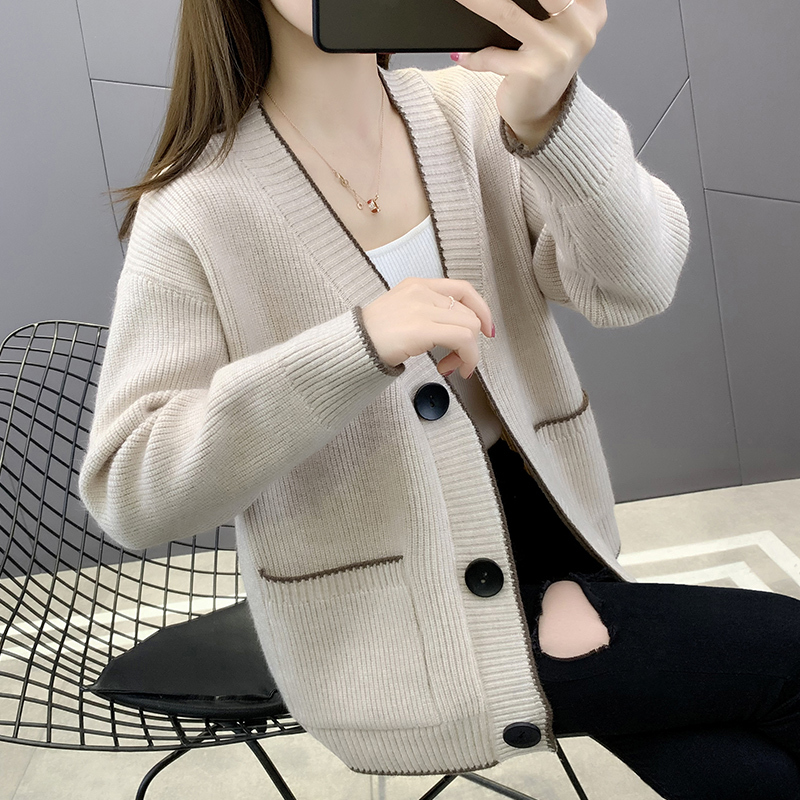 2026 Spring and Autumn New Sweater Cardigan Knitted Top Shawl Stylish Loose Chanel-Style Jacket for Women