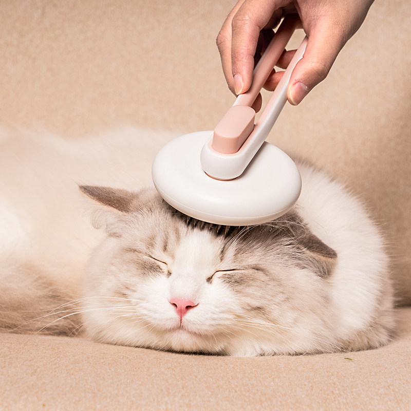 Small award-shaped cat comb to float hair combed brush dog dog fur hair removing cat deity Cat Seminal short long fur special kitty supplies