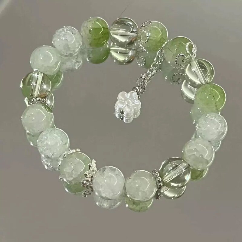 Ready-Made Bracelet for Female Friends, Summer Dopamine Glass Butterfly Bracelet, High-End Jewelry Gift Ready-Made Bracelet for Female Friends, Summer Dopamine Glass Butterfly Bracelet, High-End Jewelry Gift