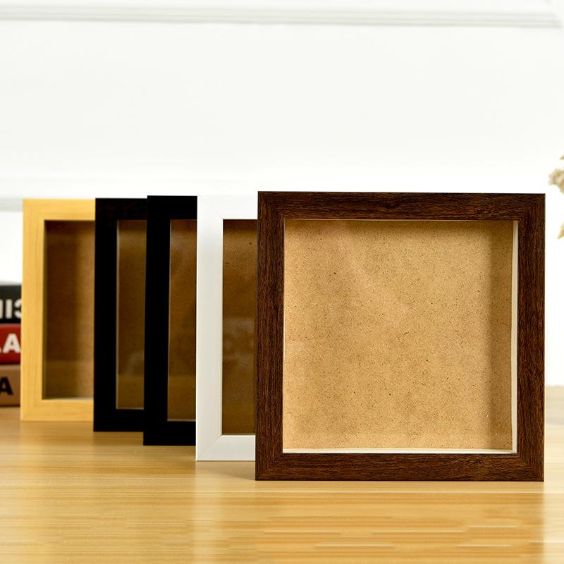 Hollow 2 cm derivative frame thickens stereo painting butterfly specimen frame baby footprint display frame customization