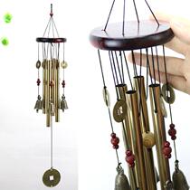Alloy metal wooden bell creative home decoration pendant store balcony wall hanging wind chime scenic spot gift customization