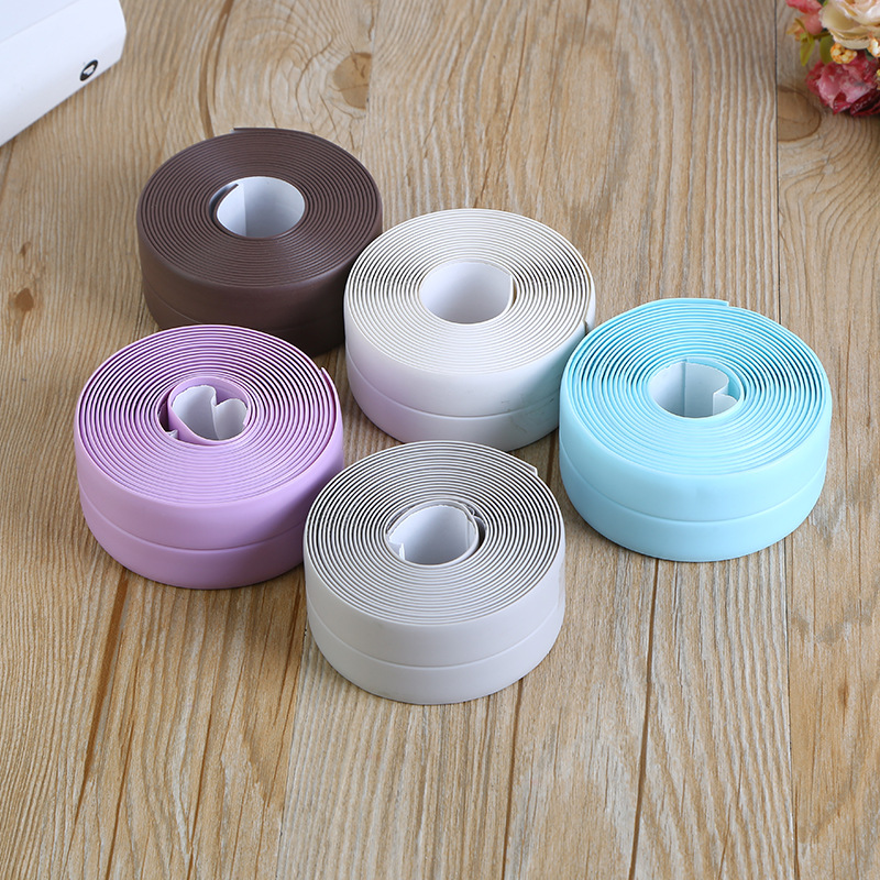 Kitchen bath self-adhesive sealing strip can be cut waterproof mould and anti-mould sticker wall slit