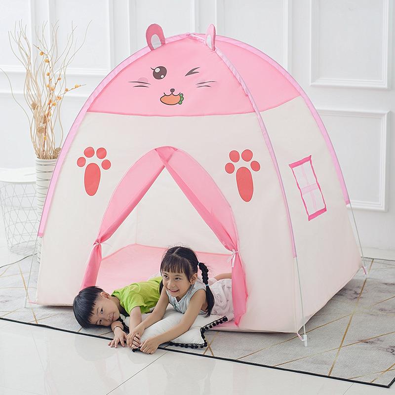 Children Tent Play House Indoor Male Girl Princess free of installation Castle Villa Toy Small House Custom-Taobao