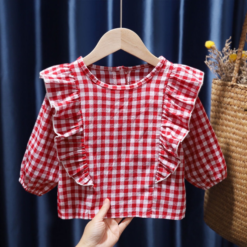 GulesChildren Broken flower Dress spring and autumn Long sleeve Korean version Girls' clothes Autumn clothes Super foreign atmosphere Baby girl princess skirt