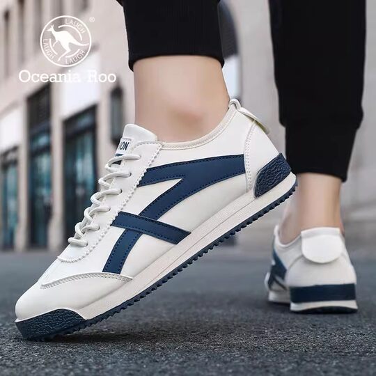 Men's Shoes 2025 New Summer Mesh Breathable White Sports Shoes Men's Casual Cloth Shoes Teen Forrest Gump Sneakers