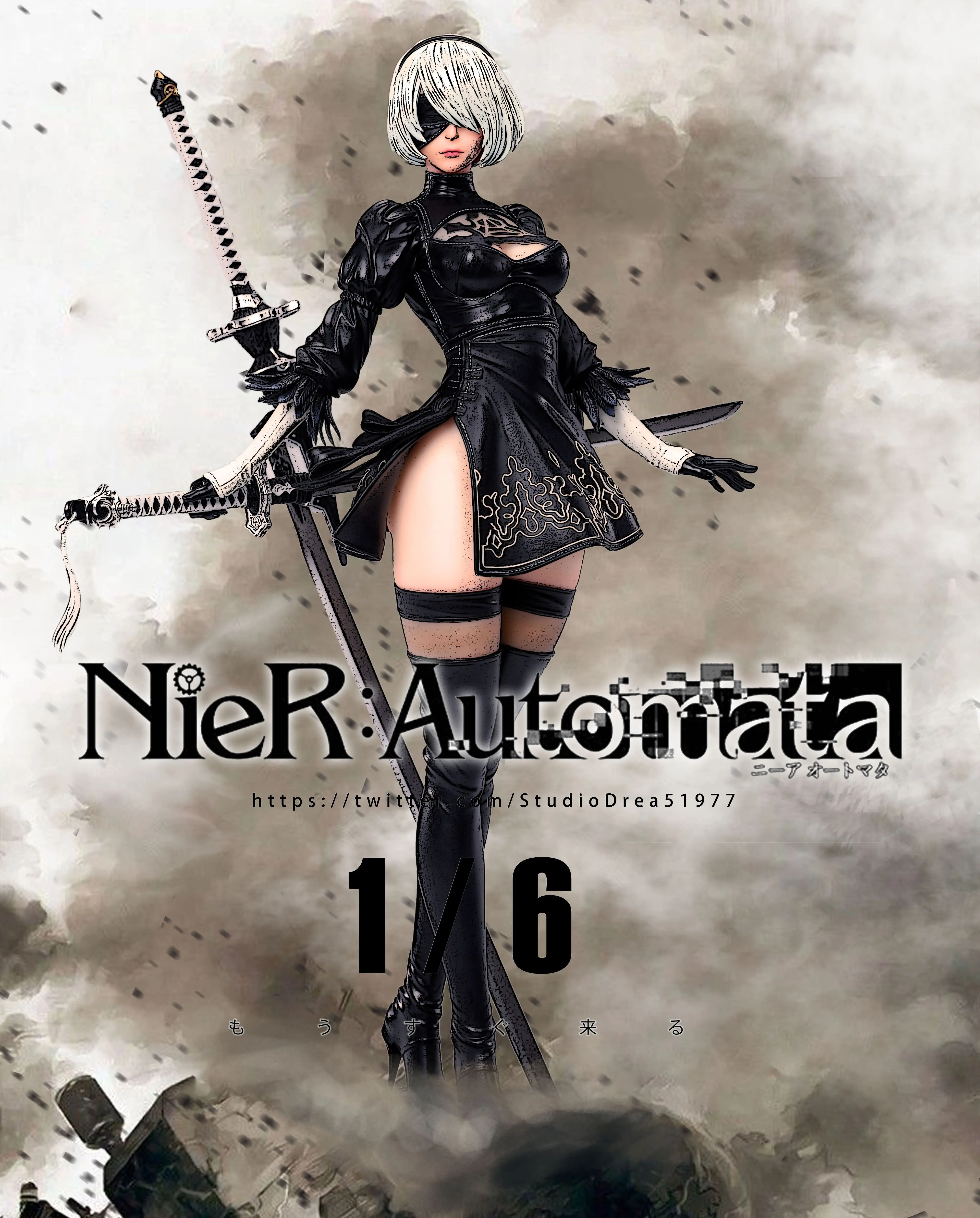 [Resonance GK] Поставщик DreamHouse Studio Mechanical Era NieR 2B модель статуя