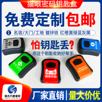 Decoration company key password box door cats eye construction site bed and breakfast home door security door password lock customization