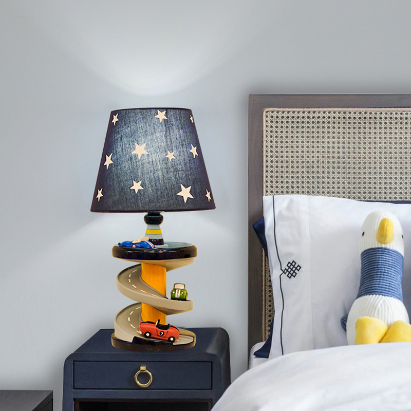 Children's Room Car Table Lamp Creative and Personalized Boy Cartoon Warm Dimming Mountain Road Racing Bedroom Bedside Lamp Children's Room Car Table Lamp Creative and Personalized Boy Cartoon Warm Dimming Mountain Road Racing Bedroom Bedside Lamp