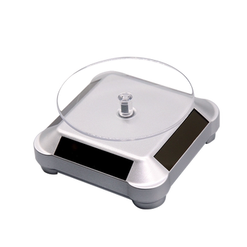 Jewelry solar display stand mobile phone automatic turntable