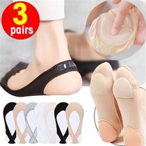 3Pairs Ultra-Thin Invisible Boat Socks Women Summer Silicone