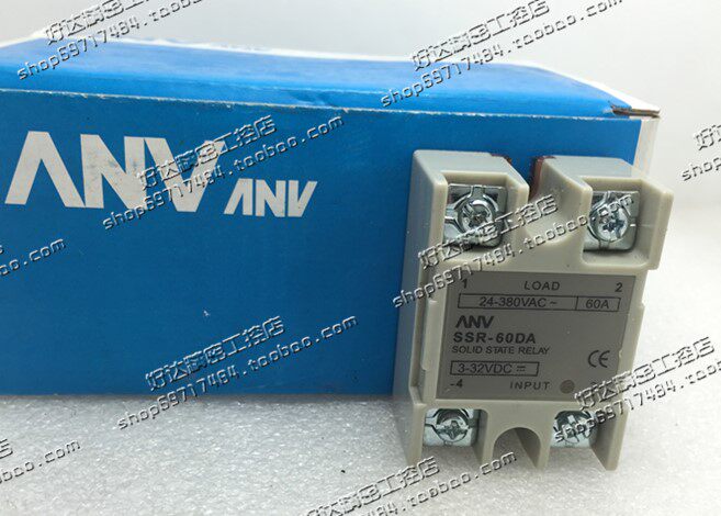 Original Taiwan Shiyan ANV solid state relay SSR-60DA single-phase 60A new spot bargain