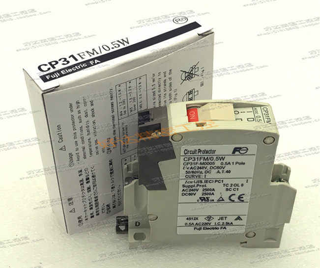 CP31FM 0 5W 1P 0 5A with auxiliary contact point Fuji Fe circuit breaker spot new bargain