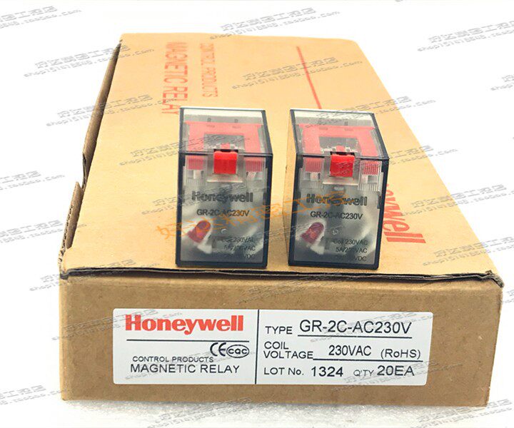 GR-2C-AC230V AC230V 2 open 2 closed 8 feet Honeywell relay spot new bargain