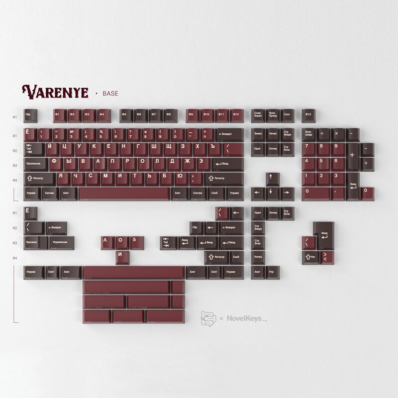 [Shipping in Q1 of 2027] Gmk Cyl Varenye Mechanical Keyboard Abs Two-Color Keycaps