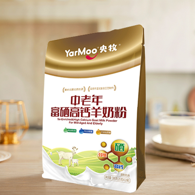 央牧不添加蔗糖高钙羊奶粉中老年高钙奶粉