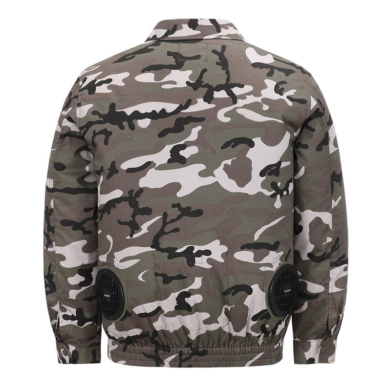 Rice-electric air conditioning suit Single clothes Summer cooling clothes Refrigeration clothes with fans outfits