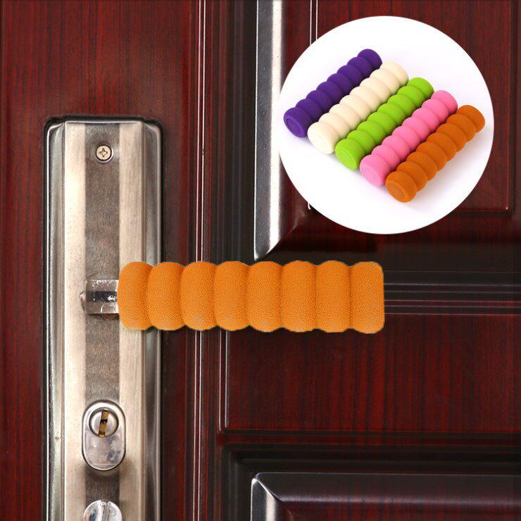 Door handle Anti-collision protective sleeve door to cover winter antistatic security door anti-knock room handle door handle the glove