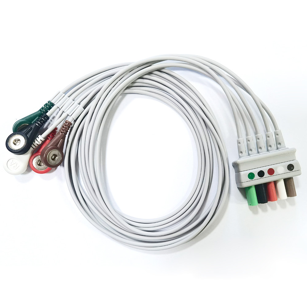 适用迈瑞T5 T6 T8 iPM iMEC 8 10 12 N12 监护仪分体病人端导联线