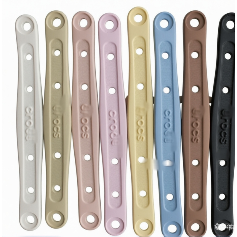 The Heel Has a Croc Original Design with Lettering, Cloud Shoelaces, Clog Shoelaces, and a Soft and Durable Heel Strap
