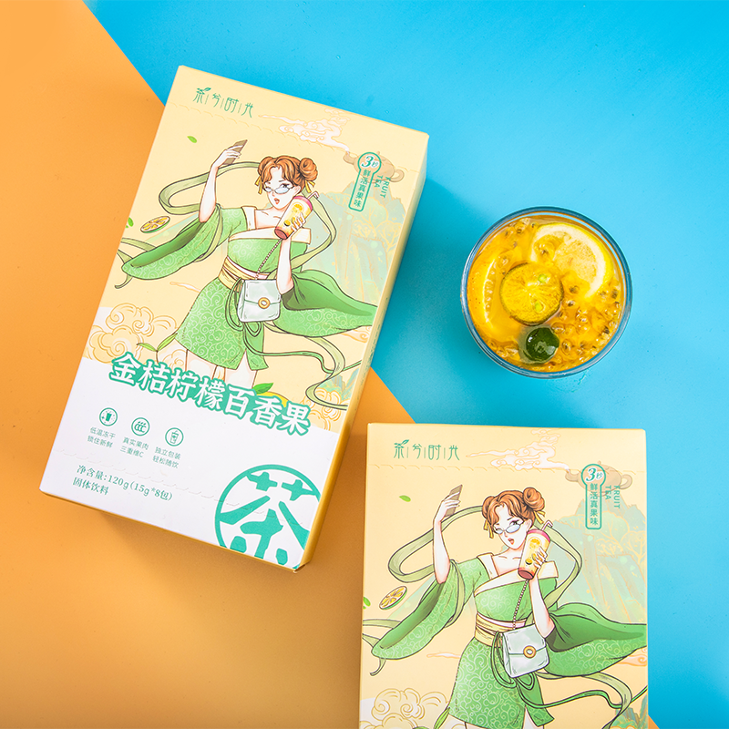 夏季冻干冷泡百香果茶图片_2