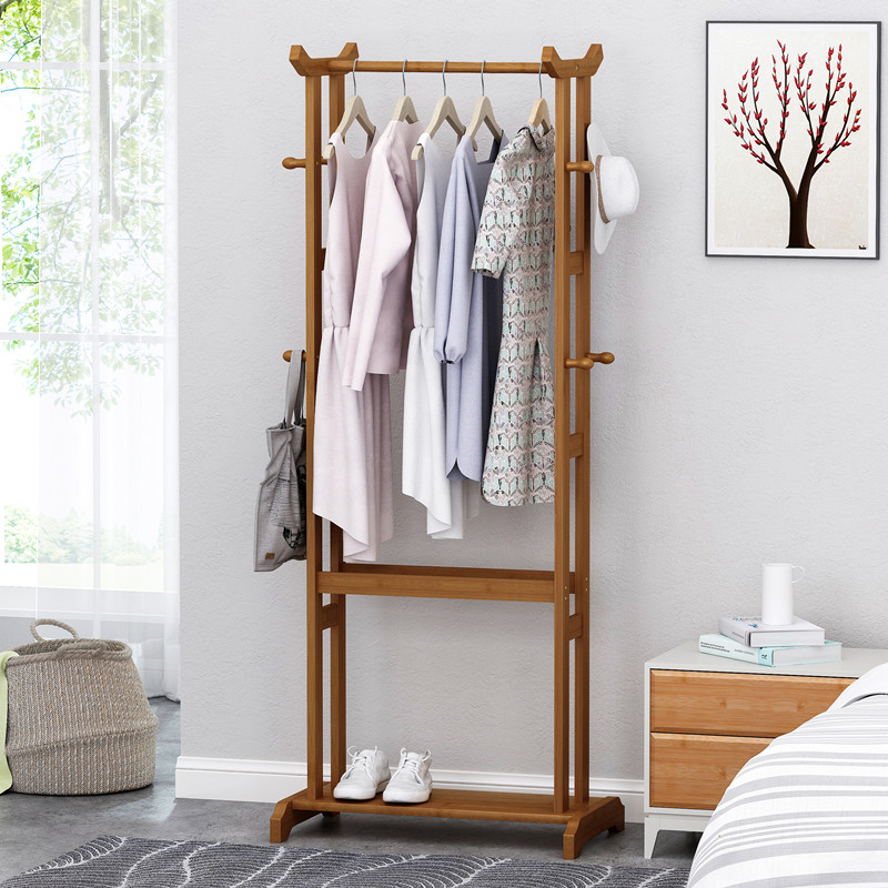 Simple coat rack home floor-standing hanger living room clothes storage indoor simple modern creative rack