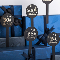 Birthday Cards Ages Card 1 to 39 birthday Birthday Gift Decoration Stickers Digital Number Plates Age Greeting Cards Small Cards