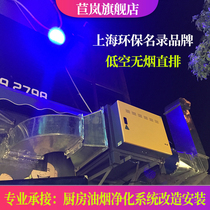 Shanghai hotel oil fume purifier kitchen exhaust gas exhaust engineering industrial waste gas treatment equipment design and installation