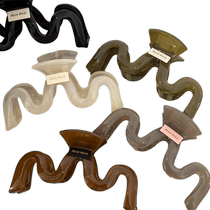 Suitable for hair volume multi-wave large grip clip Advanced sensation Large number hairpin Female rear brain spoon black disc hair shark clip