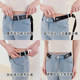 Lazy Belt ແມ່ຍິງແອວ Tightening Artifact Jeans ສາຍແອວແອວແອວການປ່ຽນແປງຂະຫນາດໃຫຍ່ Pants Elastic Buckle