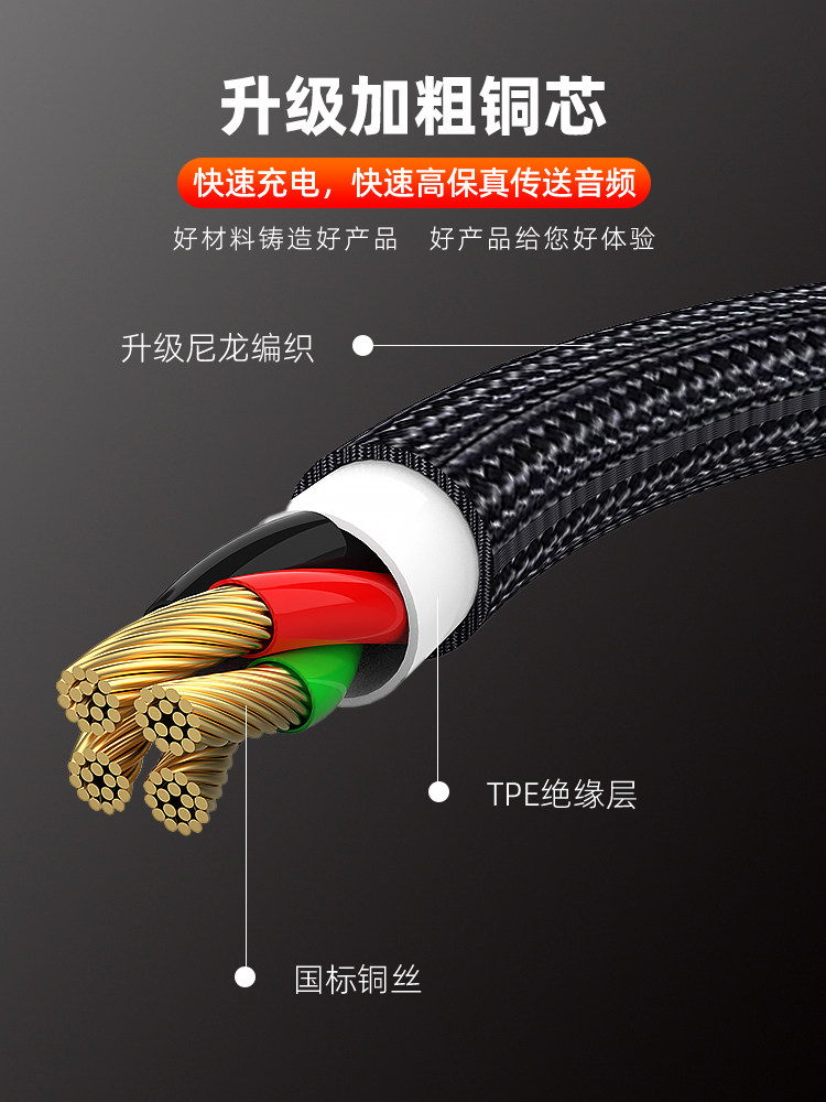 Sakore Mobile Phone One-To-Two Audio Adapter Is Suitable for Apple Iphone16Pro15Promax Tablet Ipadproipadair Mini Fast Charging Pd60Wtype-C Headphones and Speakers