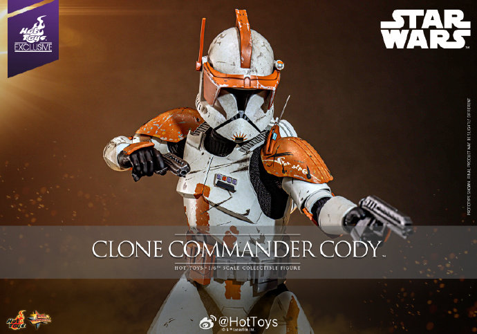 Hot Toys MMS796 STAR WARS CLONE COMMANDER CODY 1/6 Action Figure