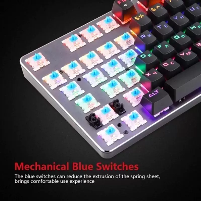 MOTOSPEED K73 смешанная легкая механическая клавиатура с подсветкой RGB Custo