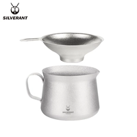 Чистое титановое титановое хрустальное чайное устройство+чайное перегородка