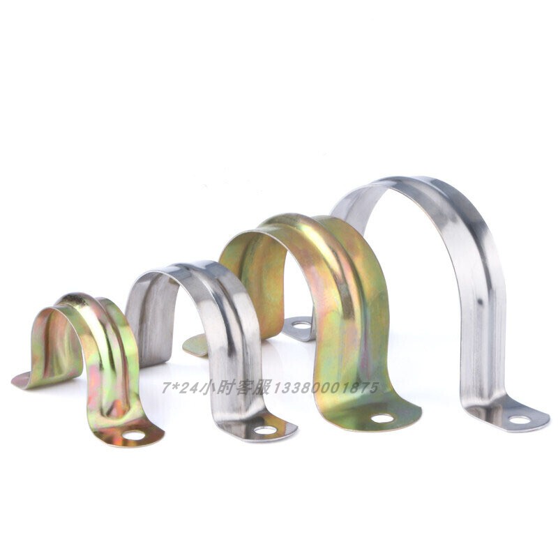 Galvanized Iron Leather Code Water Pipe Yard pipe fixing card pipe fixing code pipe clamp pipe clamp pipe clamp DN25 32