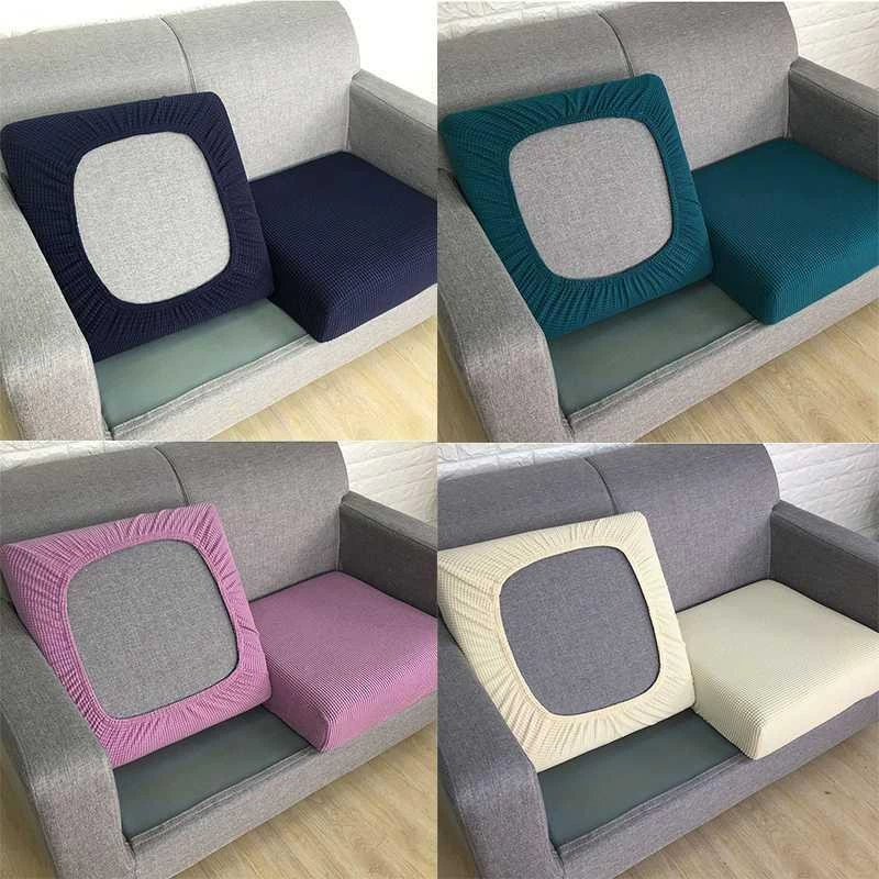 . Vỏ bọc đệm sofa đàn hồi dày dặn vỏ bọc bảo vệ sofa tùy chỉnh bao gồm vỏ bọc bảo vệ sofa bao gồm tất cả bao gồm đệm mút bọc đệm tựa lưng kết hợp - Bảo vệ bụi