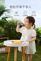Kovie baby learning to eat spoon baby spoon can bend self-eating eating and eating children forkspoon tableware