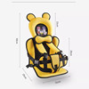 German Car-Mounted Kids Safety Seat Can Sit on 1 to 6 Years Old with Booster Pad Simple Portable Dining Chair Safety Cushion