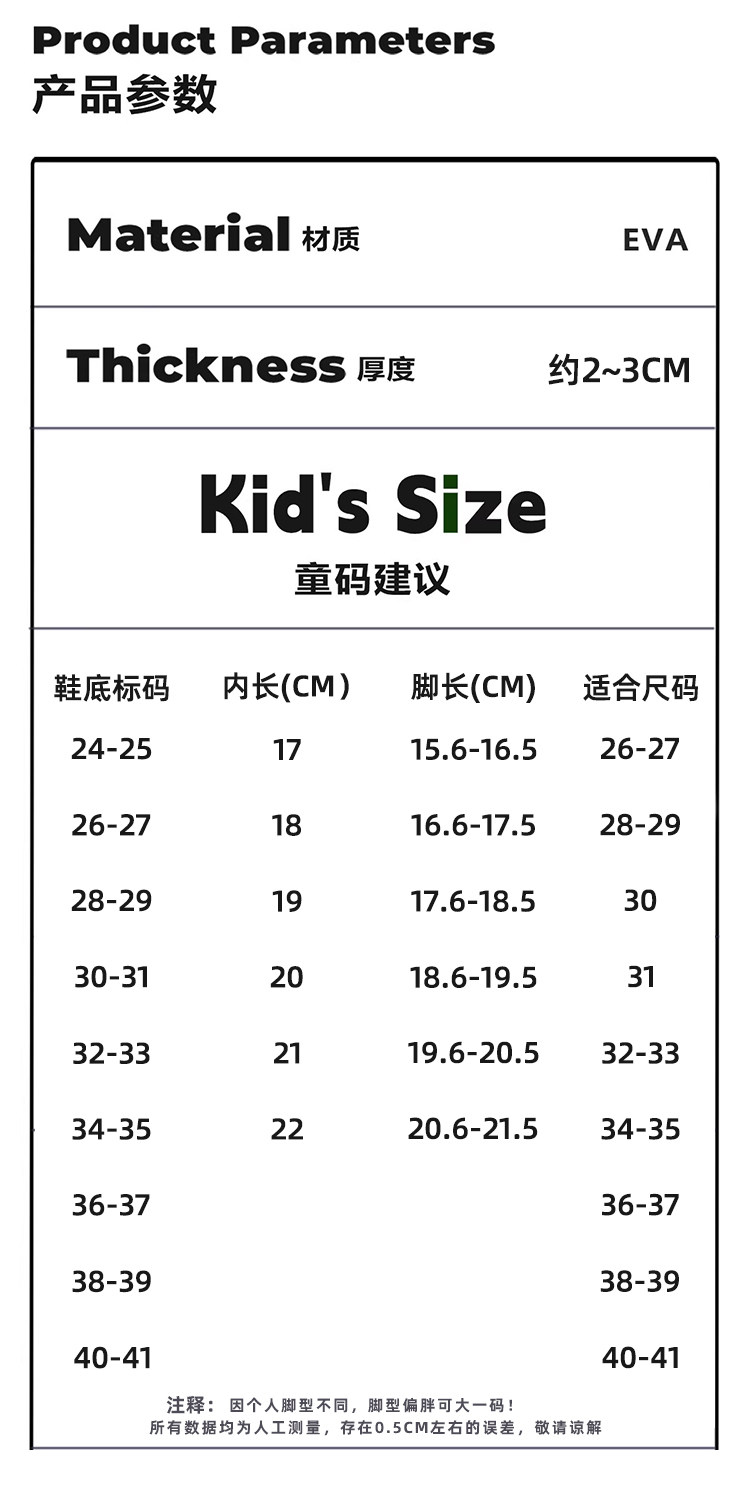 儿童洞洞鞋踩屎感凉拖鞋公主宝宝女孩EVA防滑家居外穿沙滩2026夏 — 3