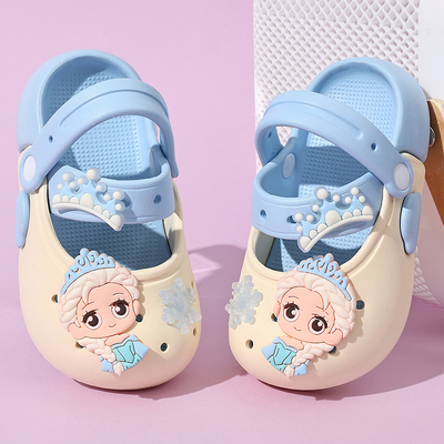 Mary Jane Children's Clogs for Girls, Cute Princess Style, Outdoor Sandals for Young Girls, Soft and Comfortable for Toddlers, Summer — 3