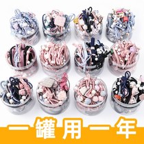 Head rope female Korean ins girl Net red rubber band headwear hipster leather case simple tie head female Hairband