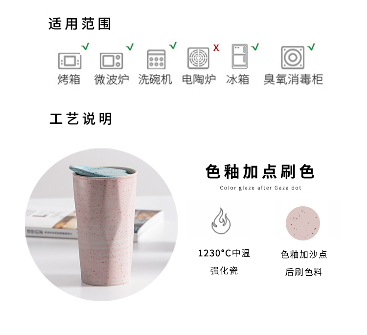 The Original double ceramic good nest with a cup of portable heat hot water pure color coffee cups with cover not mugs