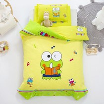 Kindergarten four-piece set three-piece cotton quilt cover nap by baby entering the kindergarten children bedding bedding six custom-made