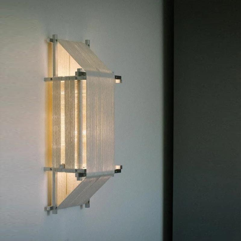Freddy Tuppen Architectural Series Lamps Cotton Thread Wall Lamp Bedside Lamp Bedroom Aisle Corridor Simple Freddy Tuppen Architectural Series Lamps Cotton Thread Wall Lamp Bedside Lamp Bedroom Aisle Corridor Simple