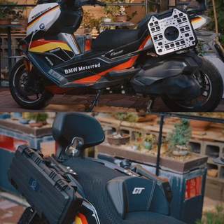 Bmw motorrad c400gt bolsa lateral especial original soporte caja de herramientas de montaje barril de aceite de repuesto bolsa lateral impermeable