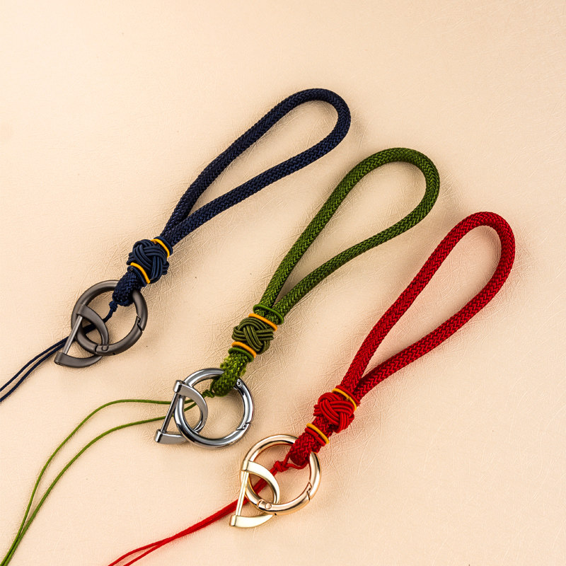 Handling Rope Key Closer Handling Rope Key Closer Parts Creative Personality Car Chain Lock Ring Handmade Weaving Net