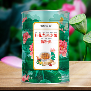 蚂蚁家族 桂花坚果水果藕粉羹纯速食冲饮 代餐粉500g