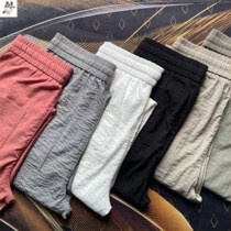 Jimo District Zihan clothing store small shop 98087 summer net version cotton linen small s foot slacks 316