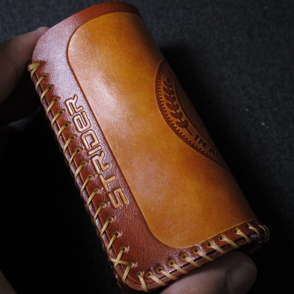 Progressive protective cover leather case handmade custom made by Mr. Sun Handicraft Workshop