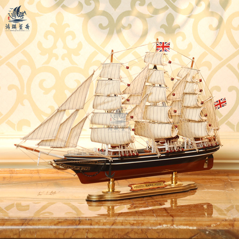 Eurostyle finished sailing model Cartissac pure handmade home Decorative Pendulum with light and luxurious workmanship-Taobao